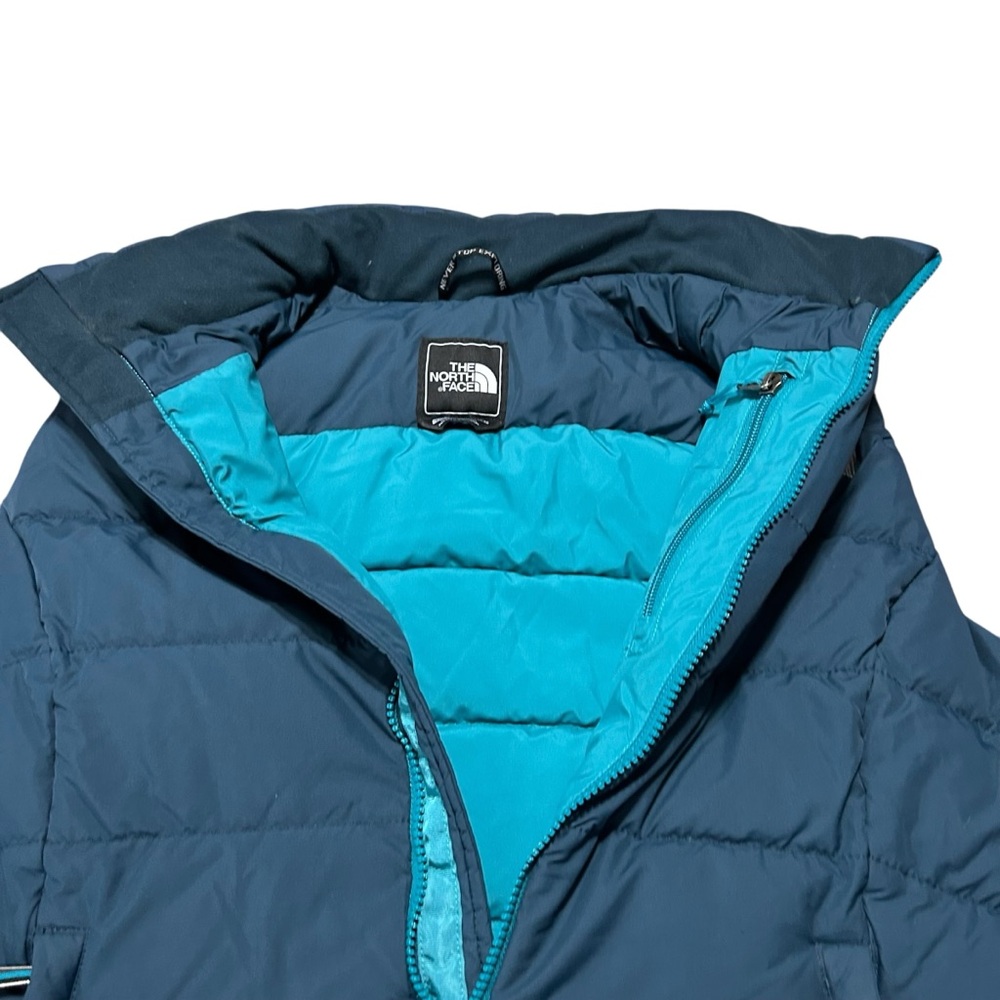 The North Face Teal Nuptse 700 women’s puffer vest size Large - Picture 4 of 11